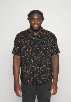 Pier One Asian Print Resort - Overhemd -Black