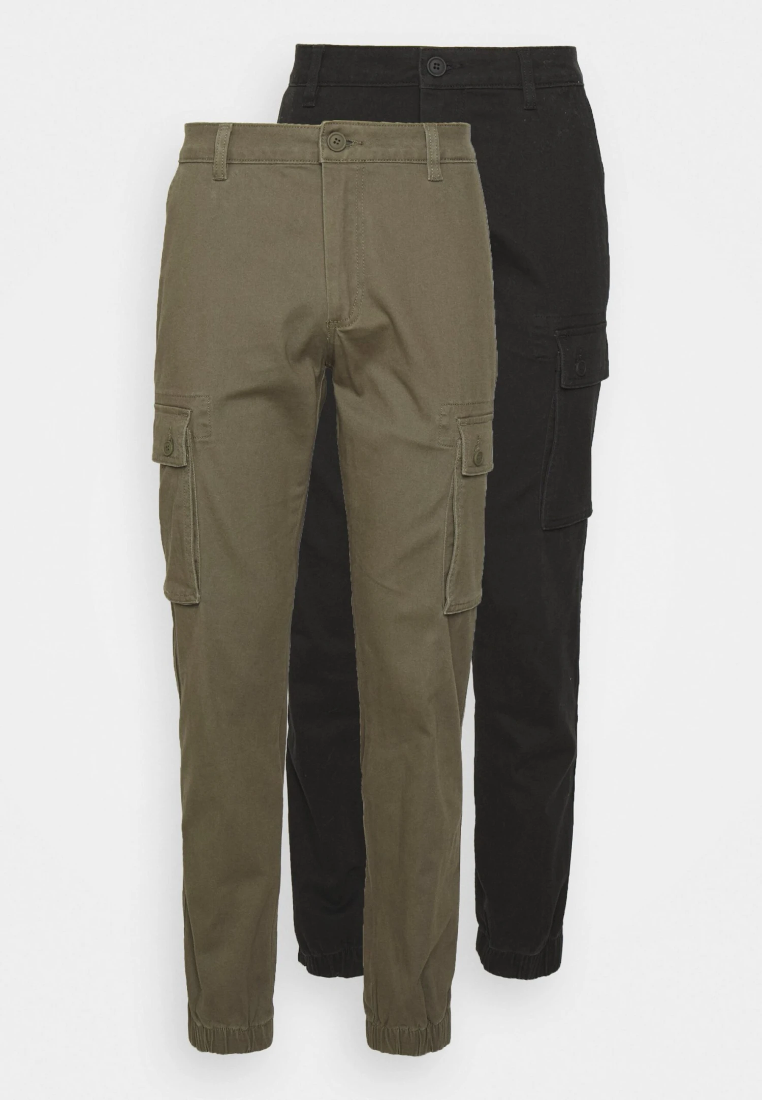 Pier One 2 Pack - Cargobroek - Olive/Black 7 Pier One 2 Pack - Cargobroek - Olive/Black - Afbeelding 5