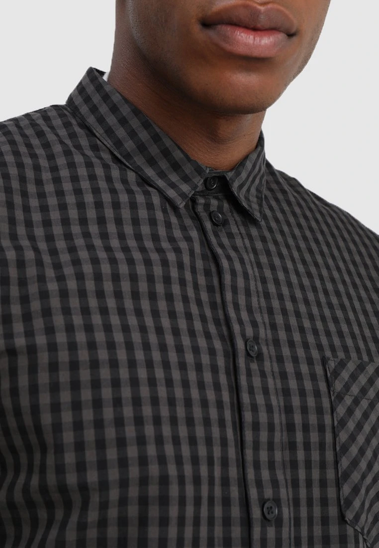 Pier One Overhemd - Dark Gray 6 Pier One Overhemd - Dark Gray - Afbeelding 4