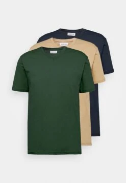 Pier One 3 Pack - T-Shirt Basic - Khaki/Tan/Dark Blue 16 Pier One 3 Pack - T-Shirt Basic - Khaki/Tan/Dark Blue -Pier One 0c35076ff08749278d2b17df3e7e328f