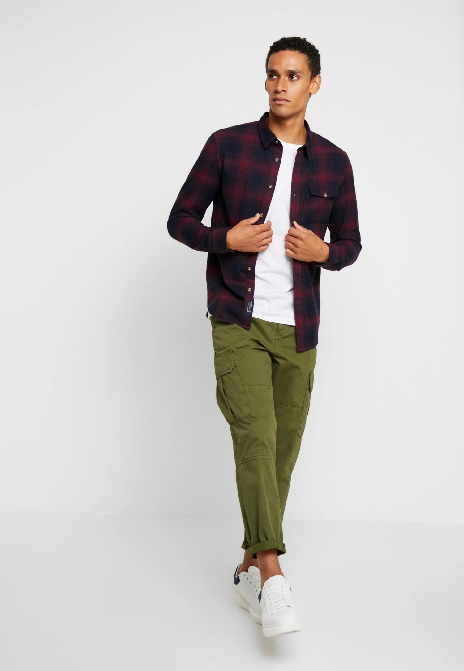 Pier One Overhemd - Bordeaux 4 Pier One Overhemd - Bordeaux - Afbeelding 2