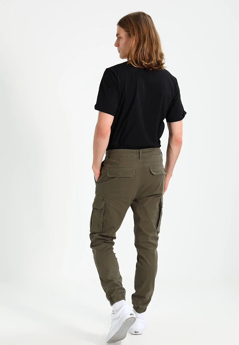 Pier One Cuffed Skinny Trouser- Cargobroek - Khaki 5 Pier One Cuffed Skinny Trouser- Cargobroek - Khaki - Afbeelding 3