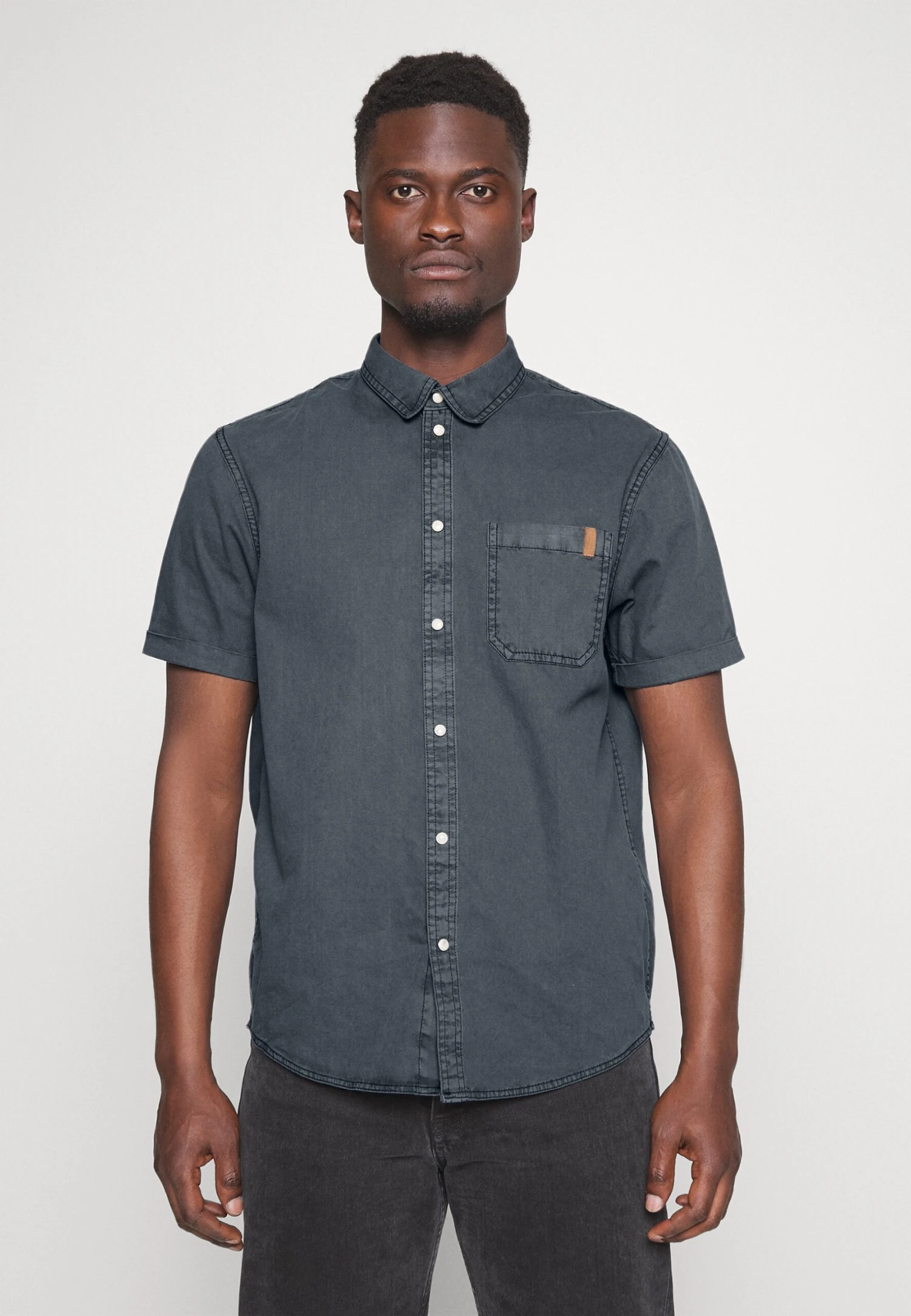 Pier One Overhemd - Blue-Grey 3 Pier One Overhemd - Blue-Grey