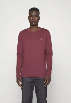 Pier One 3 Pack Unisex- Longsleeve - White/Dark Blue/Bordeaux -Pier One 2e09c35b3b404241961cbfc4023bab59