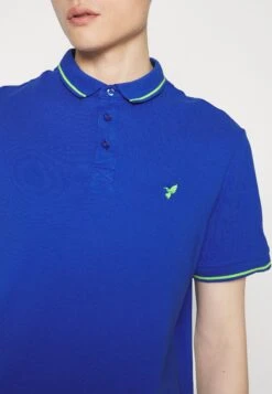 Pier One Neon Tipping Birdy - Poloshirt - Blue -Pier One 3126ce49568f44dca1714cb5fa44ea06