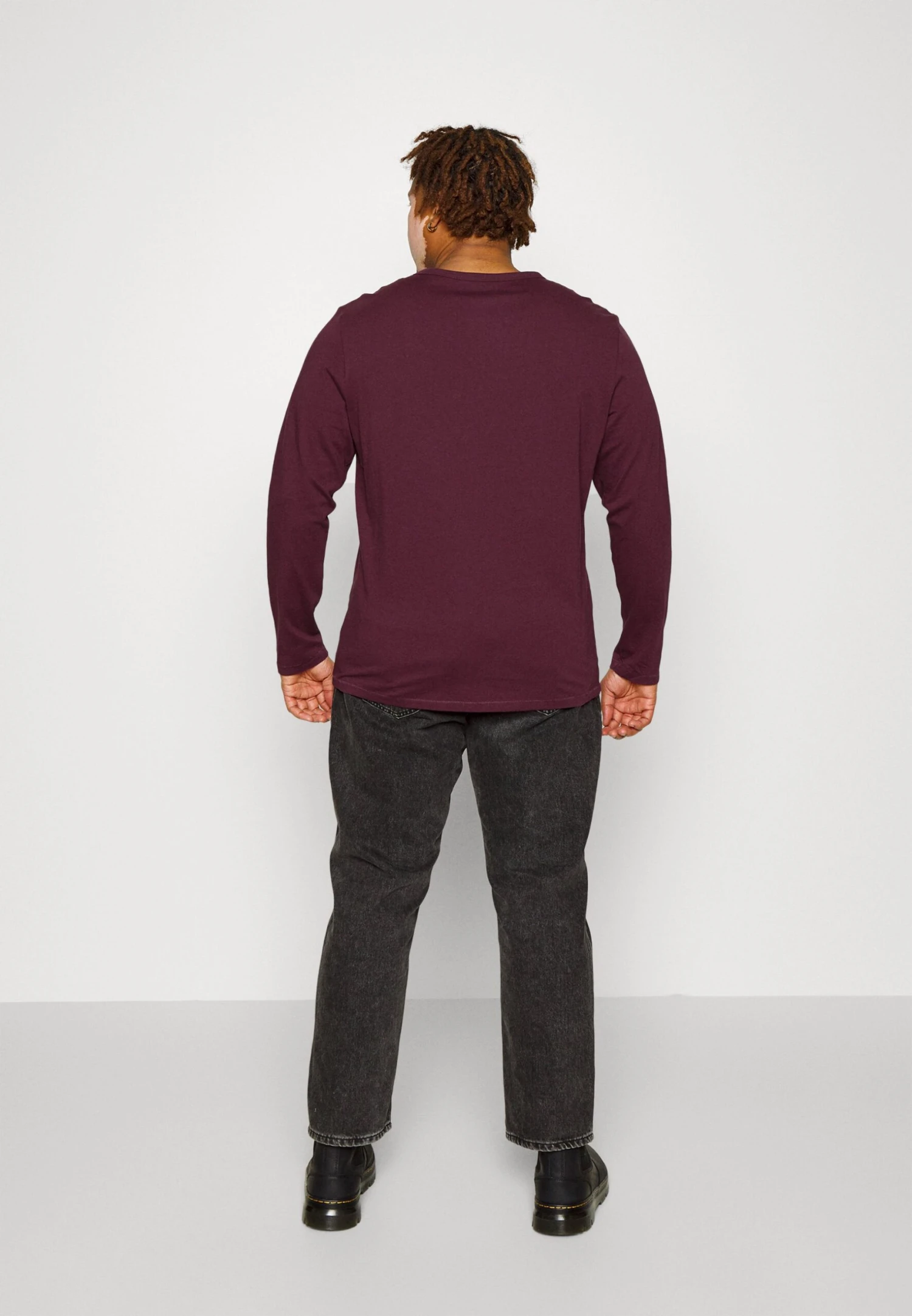 Pier One 2 Pack - Longsleeve - Dark Grey/Red 5 Pier One 2 Pack - Longsleeve - Dark Grey/Red - Afbeelding 3