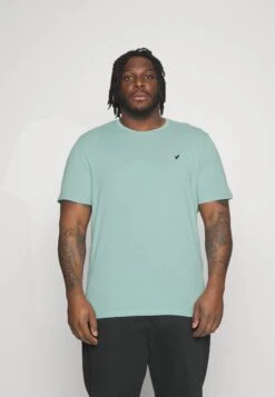 Pier One 5 Pack - T-Shirt Basic - Dark Green/Beige/Light Blue -Pier One 3f6494368a9744978fbf48ab5a067dae