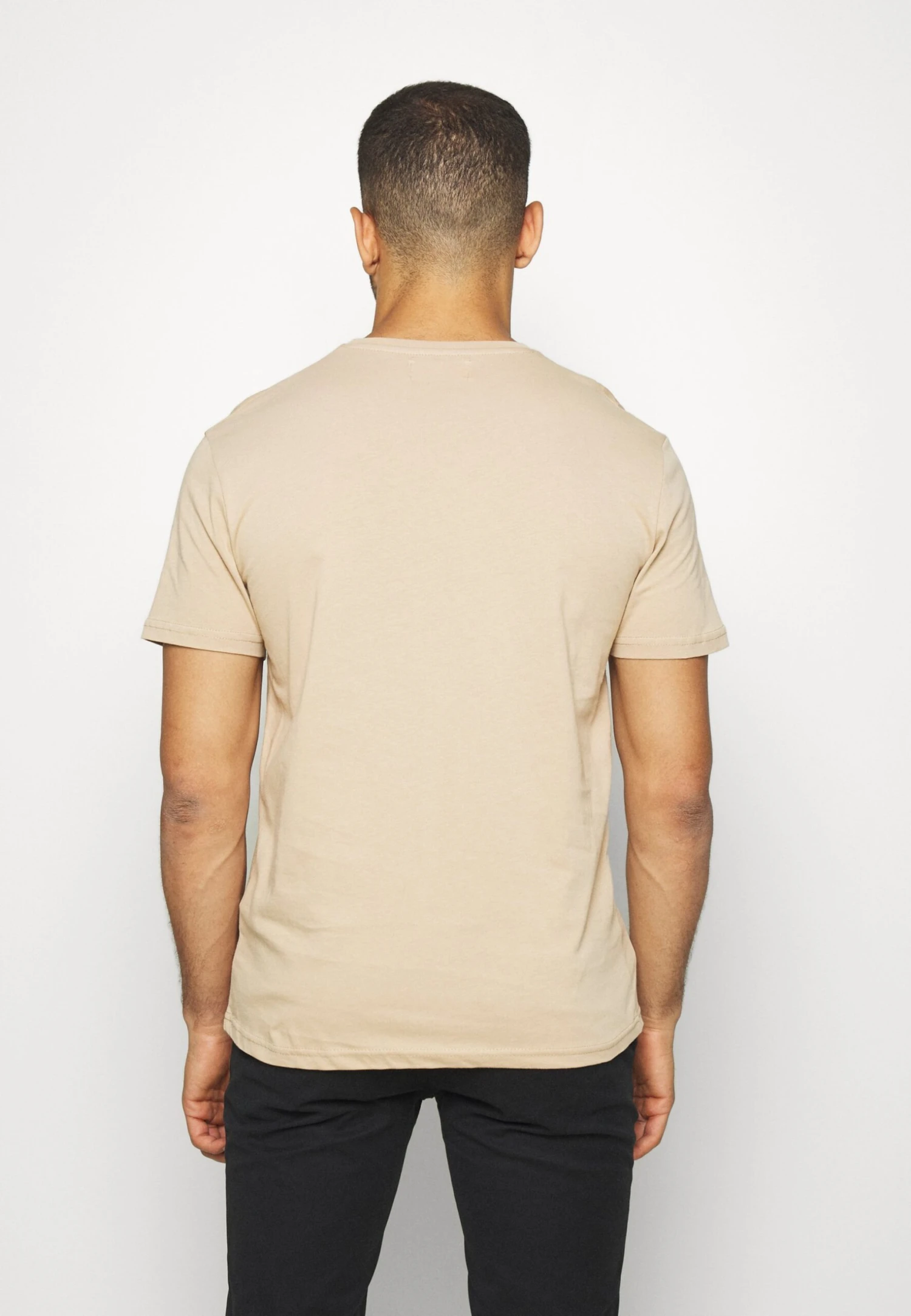 Pier One 3 Pack - T-Shirt Basic - Khaki/Tan/Dark Blue 5 Pier One 3 Pack - T-Shirt Basic - Khaki/Tan/Dark Blue - Afbeelding 3