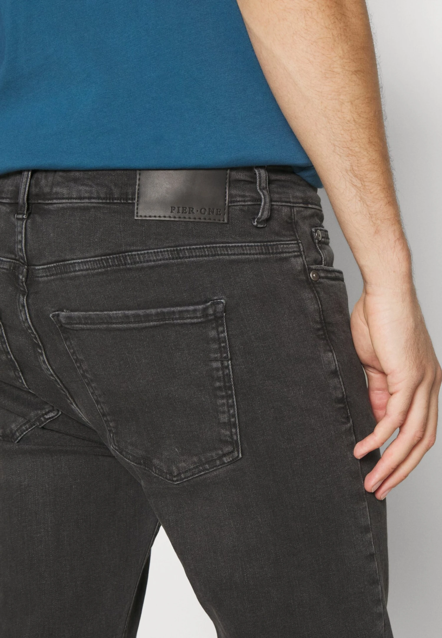 Pier One Straight Leg Jeans - Black 7 Pier One Straight Leg Jeans - Black - Afbeelding 5