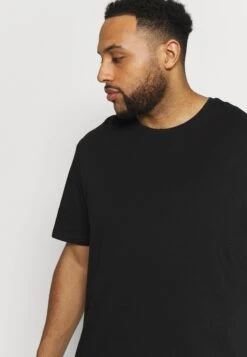 Pier One 2 Pack - T-Shirt Basic -Black -Pier One 534694f073cd4cafaa153bf3f6a29fa1