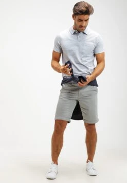 Pier One Poloshirt - Light Blue Melange 8 Pier One Poloshirt - Light Blue Melange -Pier One 5383855db8554a0ca44c149865337c13