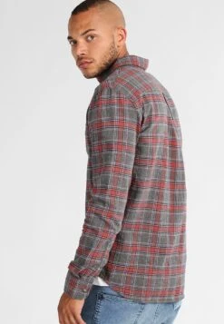 Pier One Overhemd - Grey/Coral -Pier One 62192d2e542d4a69a08273483006118b