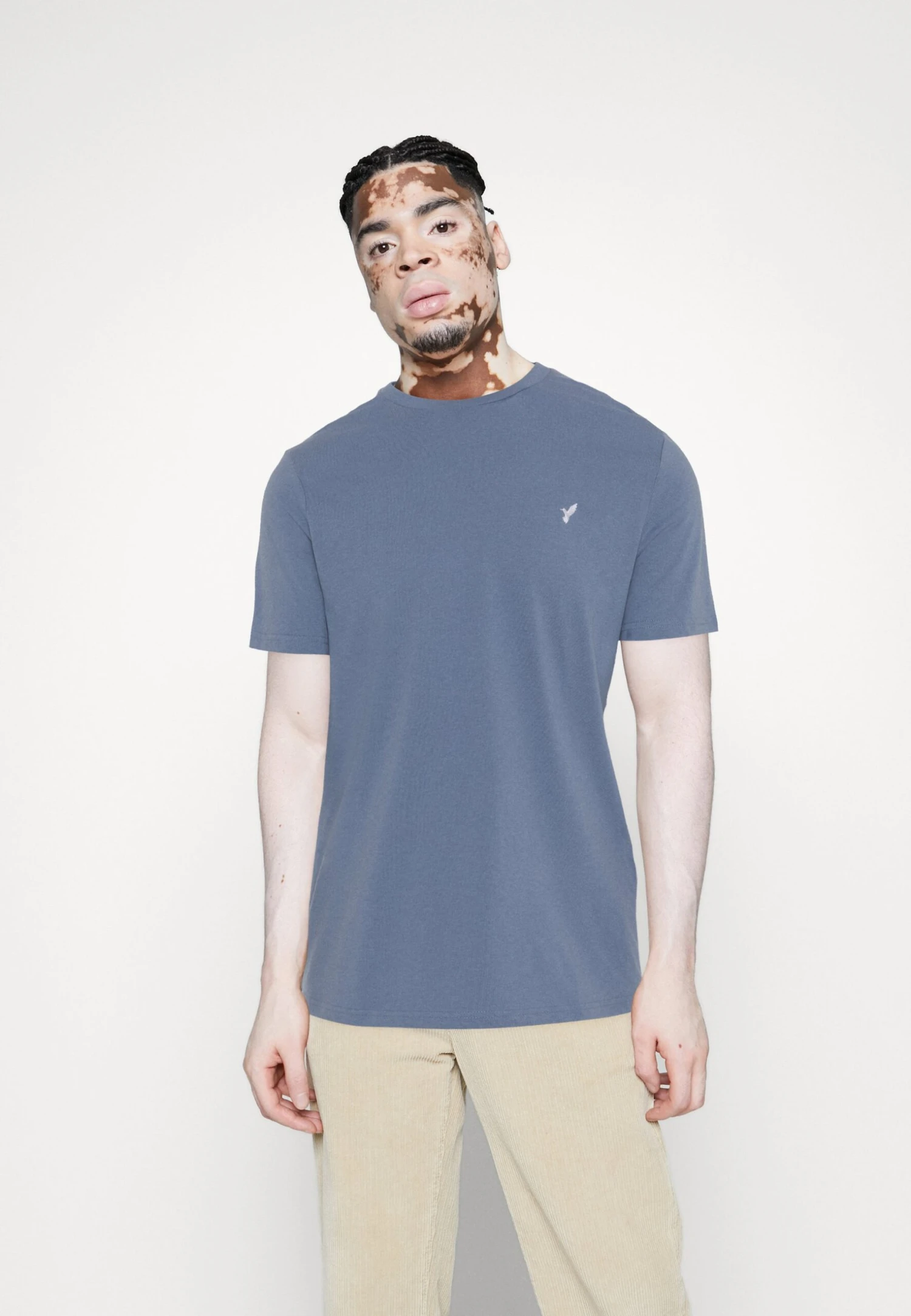 Pier One 3 Pack - T-Shirt Basic - White/Dark Blue/Blue 4 Pier One 3 Pack - T-Shirt Basic - White/Dark Blue/Blue - Afbeelding 2