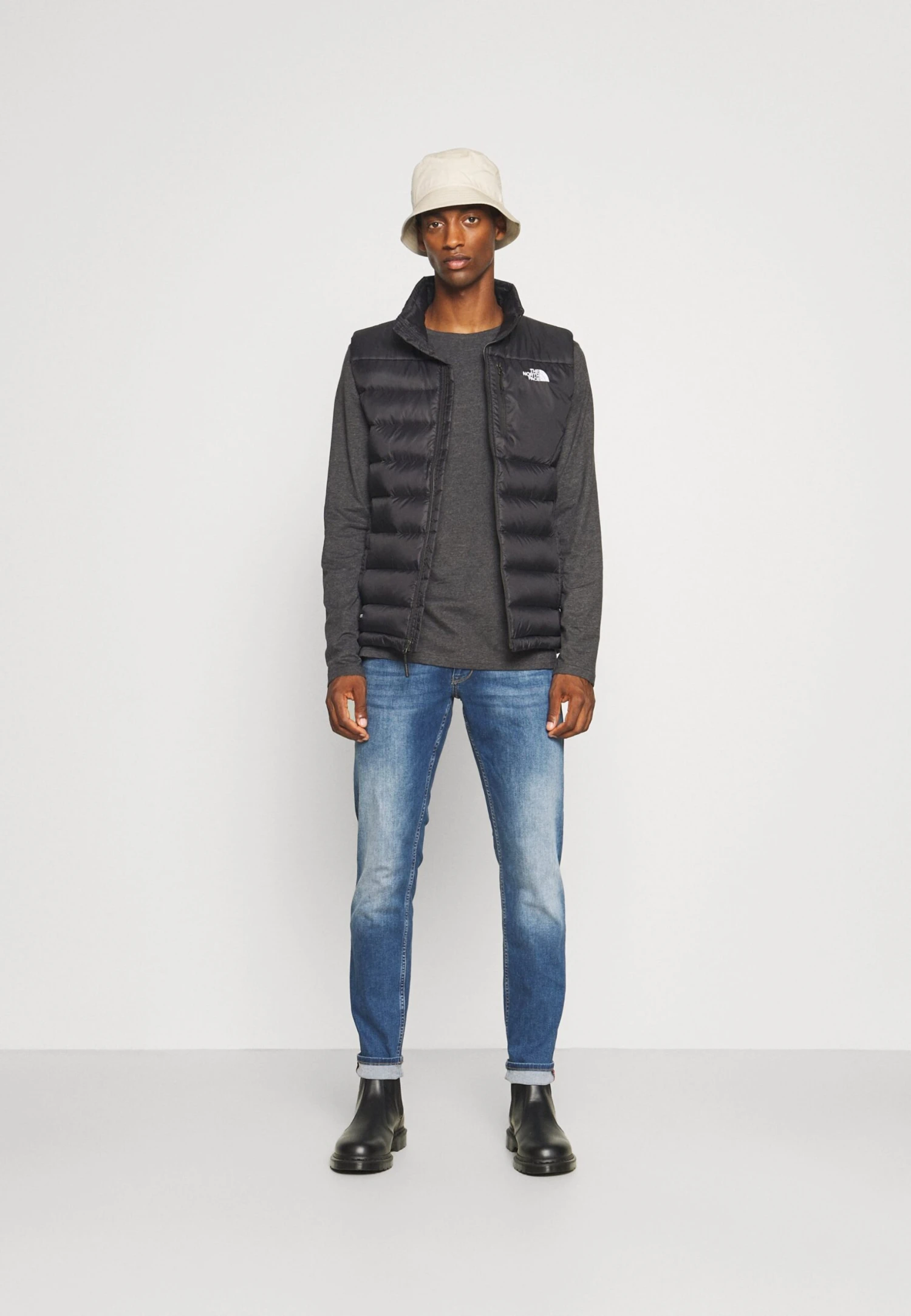 Pier One 2 Pack - Longsleeve - Dark Grey/Black 3 Pier One 2 Pack - Longsleeve - Dark Grey/Black