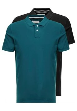 Pier One 2 Pack - Poloshirt - Petrol/Black 12 Pier One 2 Pack - Poloshirt - Petrol/Black -Pier One 6a81d40f00cf49c7b1224c1fa409f937