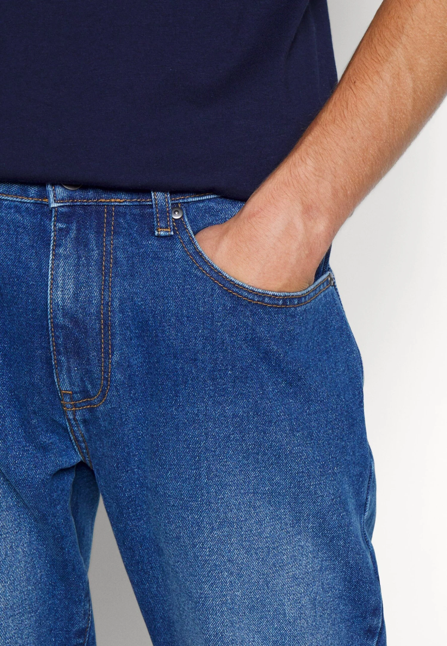 Pier One Slim Fit Jeans - Blue 7 Pier One Slim Fit Jeans - Blue - Afbeelding 5