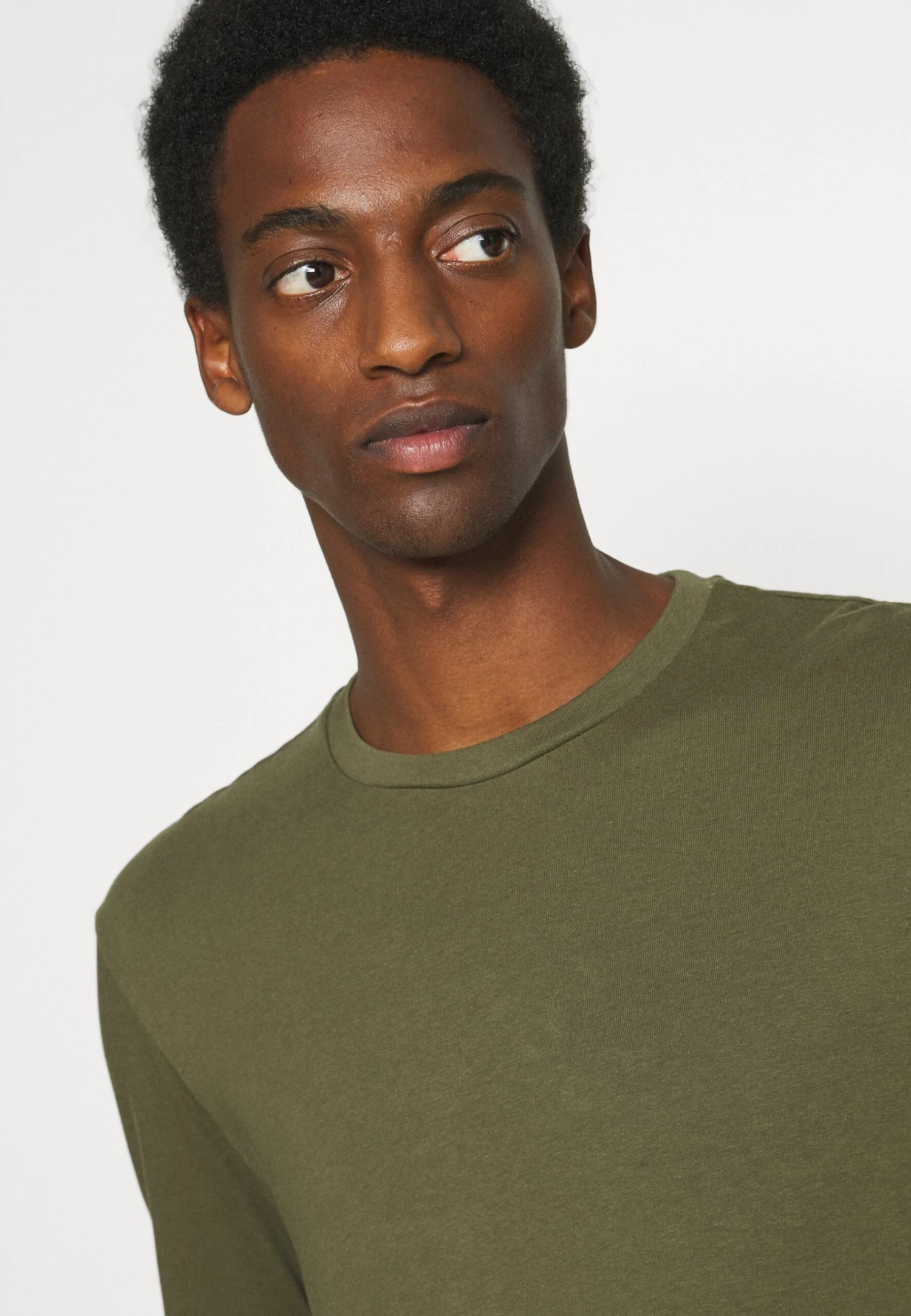 Pier One Longsleeve - Black/Dark Grey/Olive 8 Pier One Longsleeve - Black/Dark Grey/Olive - Afbeelding 6