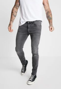 Pier One Jeans Skinny Fit - Grey Denim