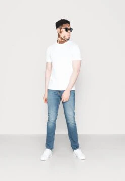 Pier One 19 Pier One 10 Pack - T-Shirt Basic - Mottled Light Grey/Black/White