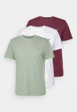 Pier One 3 Pack - T-Shirt Basic - Off-White/Bordeaux/Mint 16 Pier One 3 Pack - T-Shirt Basic - Off-White/Bordeaux/Mint -Pier One 7f1520e84b4b4a0887f6c635d2c31b24