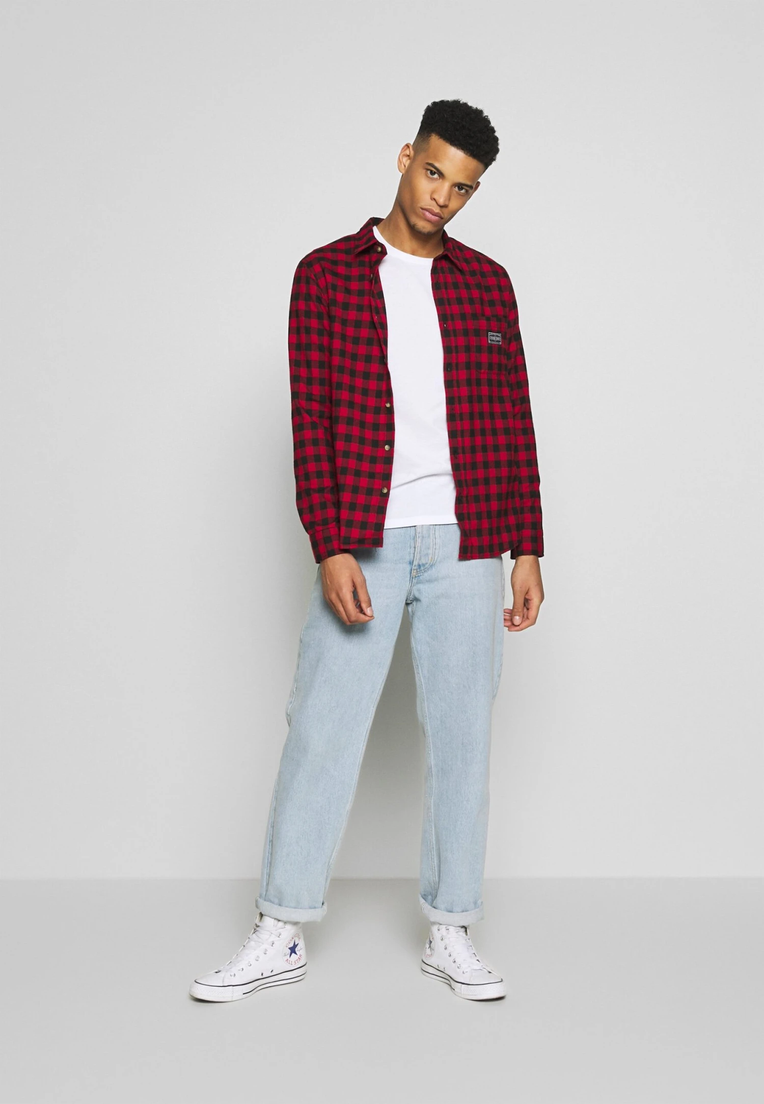 Pier One 3 Pack - T-Shirt Basic -Black/ White 4 Pier One 3 Pack - T-Shirt Basic -Black/ White - Afbeelding 2