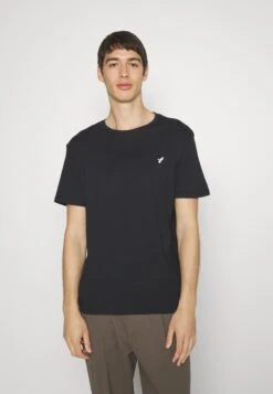 Pier One 5 Pack - T-Shirt Basic - Black/White/Dark Blue -Pier One 8efda8ef684d4c4b842c548c3a43e2cf