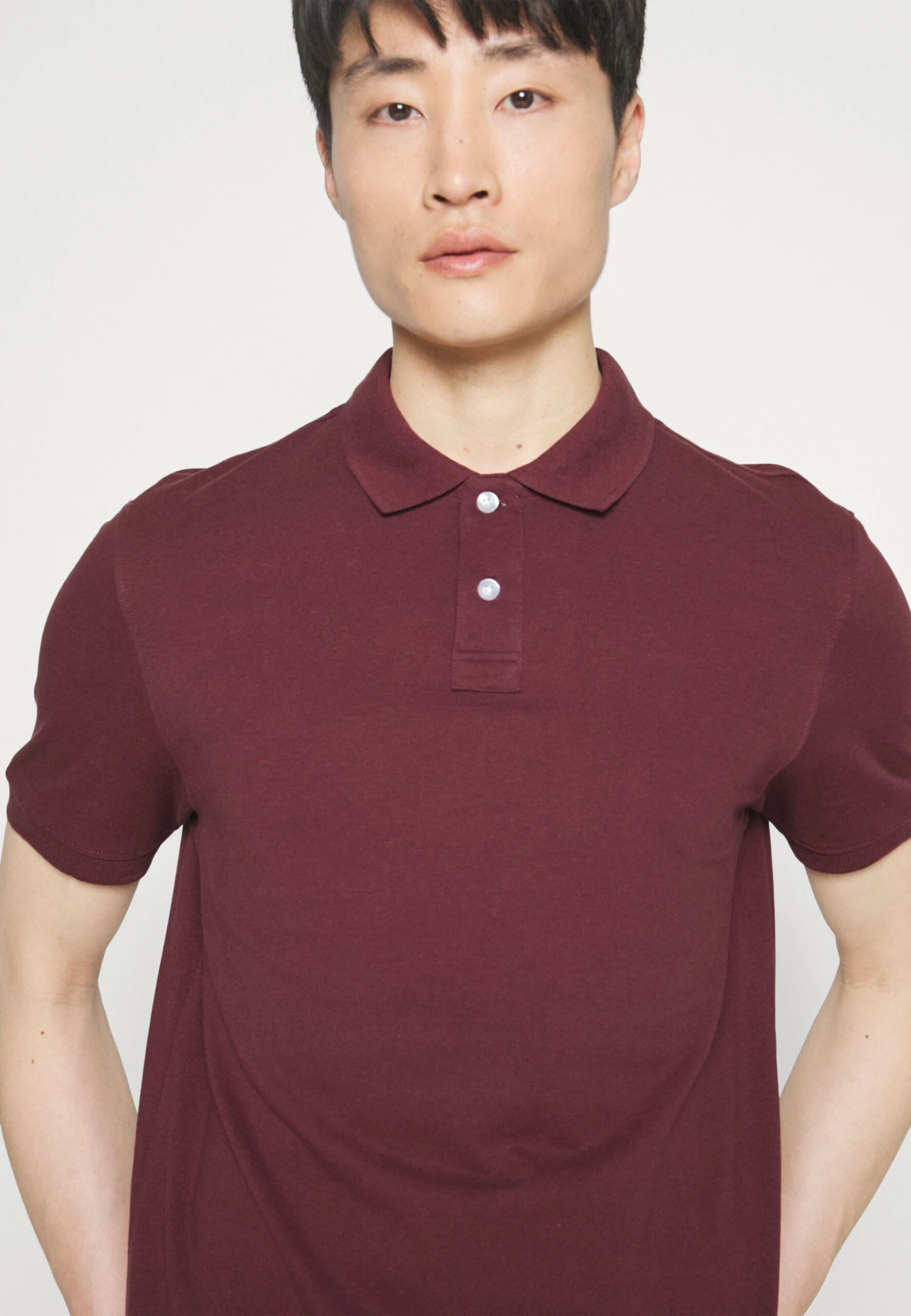 Pier One Basic - Poloshirt - Bordeaux 8 Pier One Basic - Poloshirt - Bordeaux - Afbeelding 6