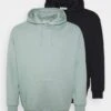 Pier One 2 Pack- Hoodie - Black/Green 1 Pier One 2 Pack- Hoodie - Black/Green -Pier One 995655df35664fffa6429d93bb981d5e