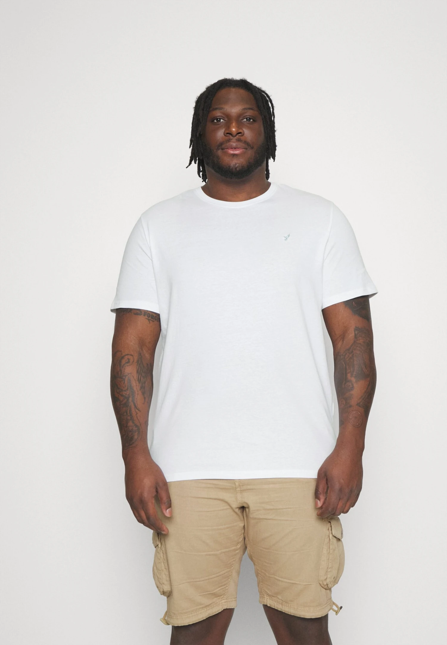 Pier One 5 Pack - T-Shirt Basic - White/Mottled Dark Grey/Bordeaux 4 Pier One 5 Pack - T-Shirt Basic - White/Mottled Dark Grey/Bordeaux - Afbeelding 2