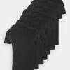 Pier One 7 Pack - T-Shirt Basic - Black 1 Pier One 7 Pack - T-Shirt Basic - Black -Pier One 9d043fa87e4c481f853c6645808423c9