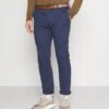 Pier One Belted - Chino - Dark Blue -Pier One a006197e91c449df9c82359f2c8f9d83