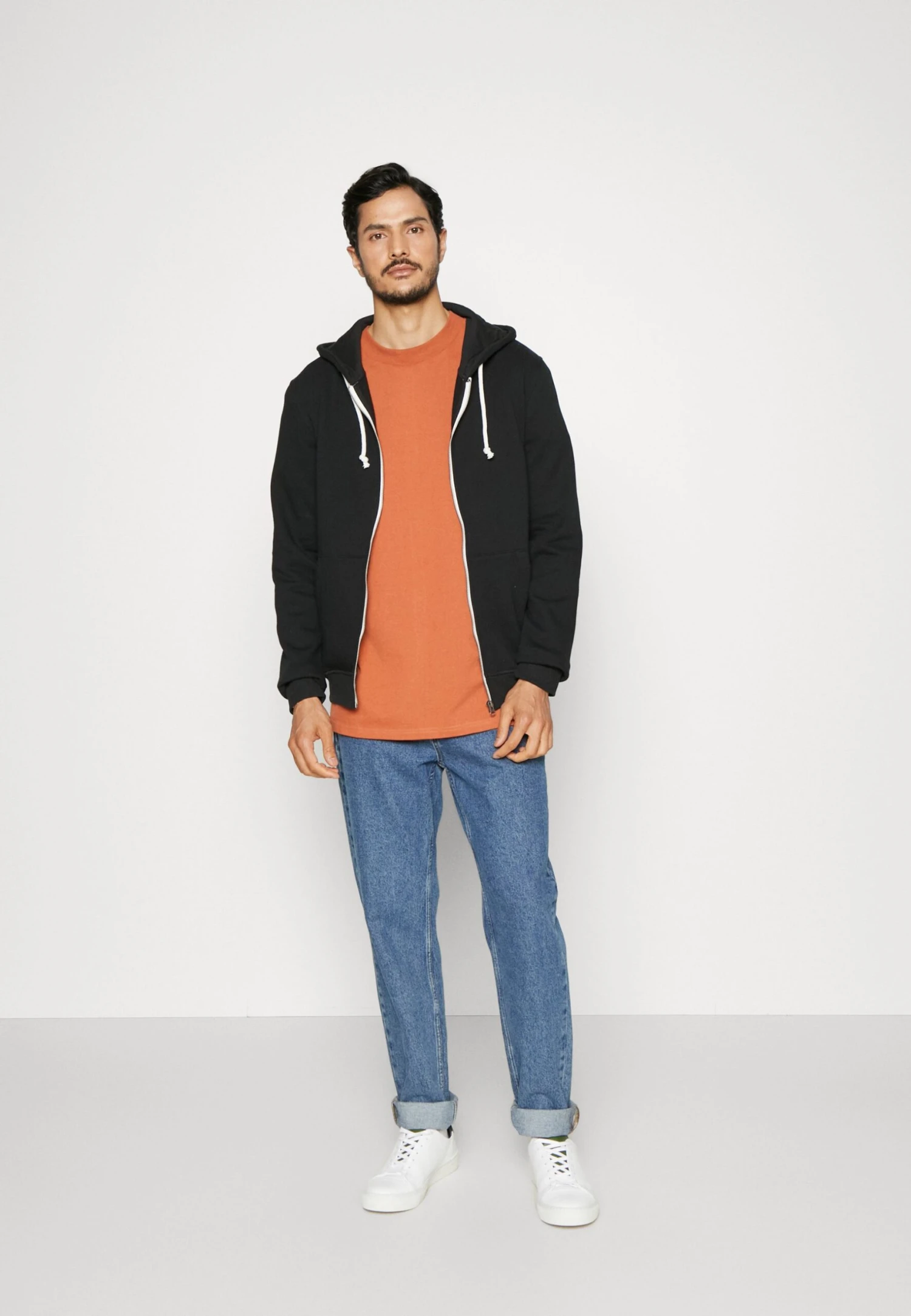 Pier One 2 Pack - Sweater Met Rits - Black/Mottled Light Grey 3 Pier One 2 Pack - Sweater Met Rits - Black/Mottled Light Grey