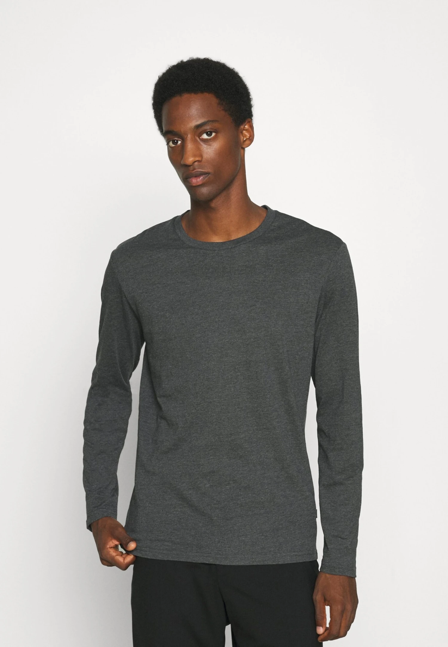 Pier One Longsleeve - Black/Dark Grey/Olive 7 Pier One Longsleeve - Black/Dark Grey/Olive - Afbeelding 5
