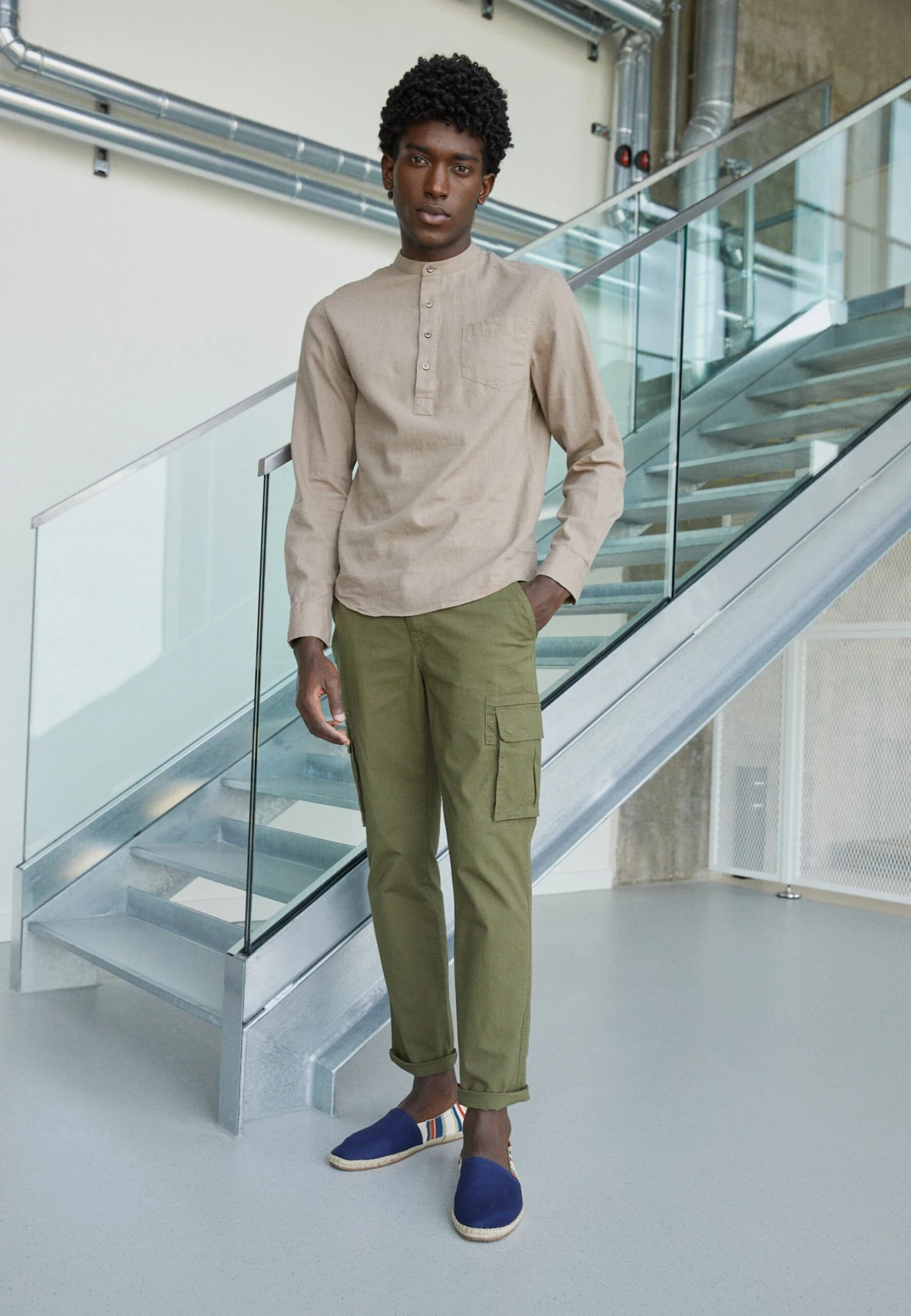 Pier One Overhemd - Taupe 3 Pier One Overhemd - Taupe