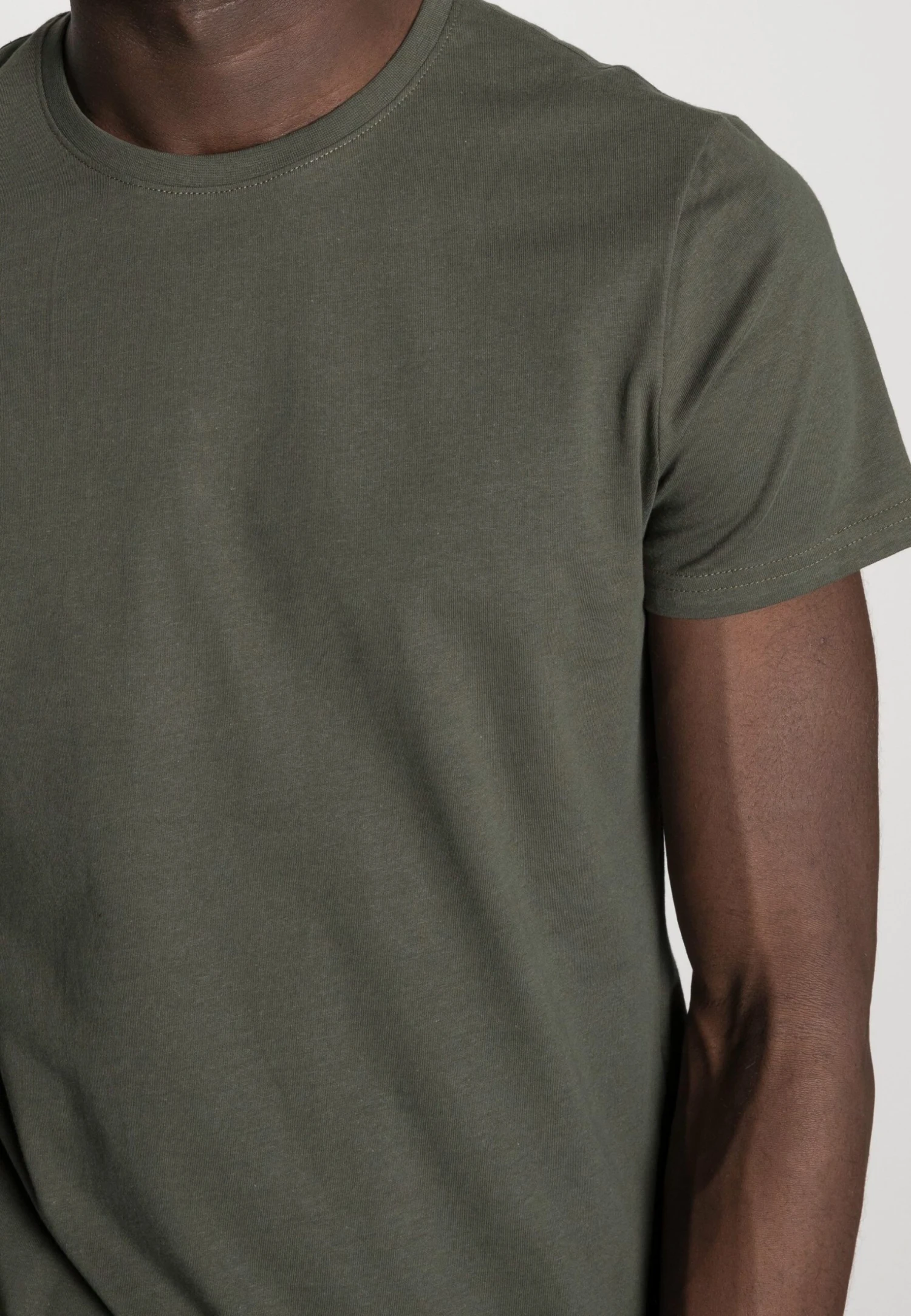 Pier One 3 Pack - T-Shirt Basic - Black/Grey/Green 9 Pier One 3 Pack - T-Shirt Basic - Black/Grey/Green - Afbeelding 7