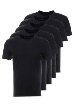 Pier One 5 Pack - T-Shirt Basic - Black 10 Pier One 5 Pack - T-Shirt Basic - Black -Pier One bd75c0059404493a970c9577d597937f