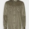 Pier One Corduroy Overshirt - Overhemd - Khaki -Pier One c1328894408d43f0ba0d5179b0ddb4ec