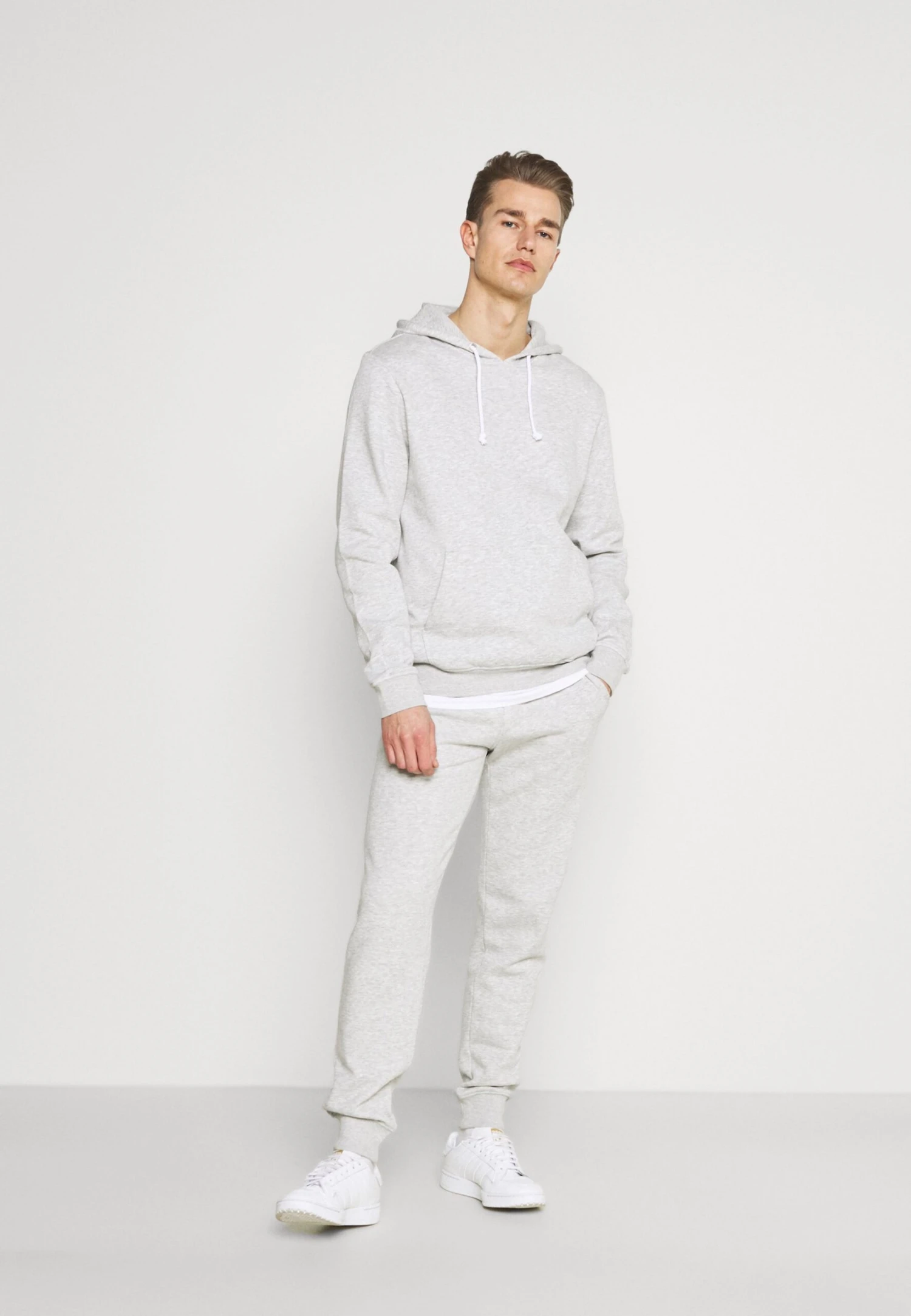 Pier One 2 Pack - Trainingsbroek - Mottled Light Grey/Mottled Dark Blue 3 Pier One 2 Pack - Trainingsbroek - Mottled Light Grey/Mottled Dark Blue