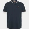 Pier One Poloshirt - Dark Blue/Orange -Pier One caa43b3c2a5f4a9e8ffb43b2ae2f614e