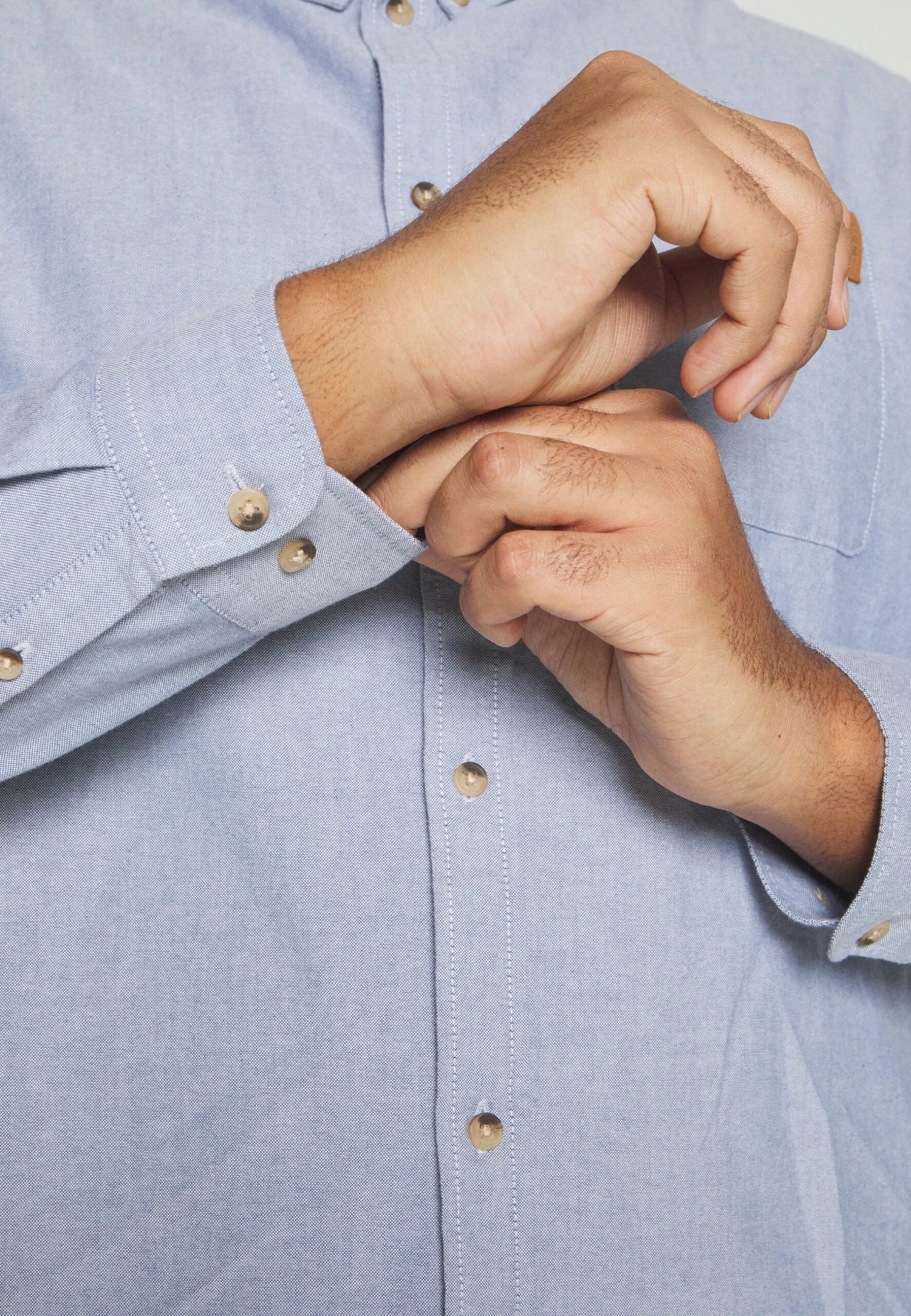 Pier One Oxford - Overhemd - Light Blue 6 Pier One Oxford - Overhemd - Light Blue - Afbeelding 4