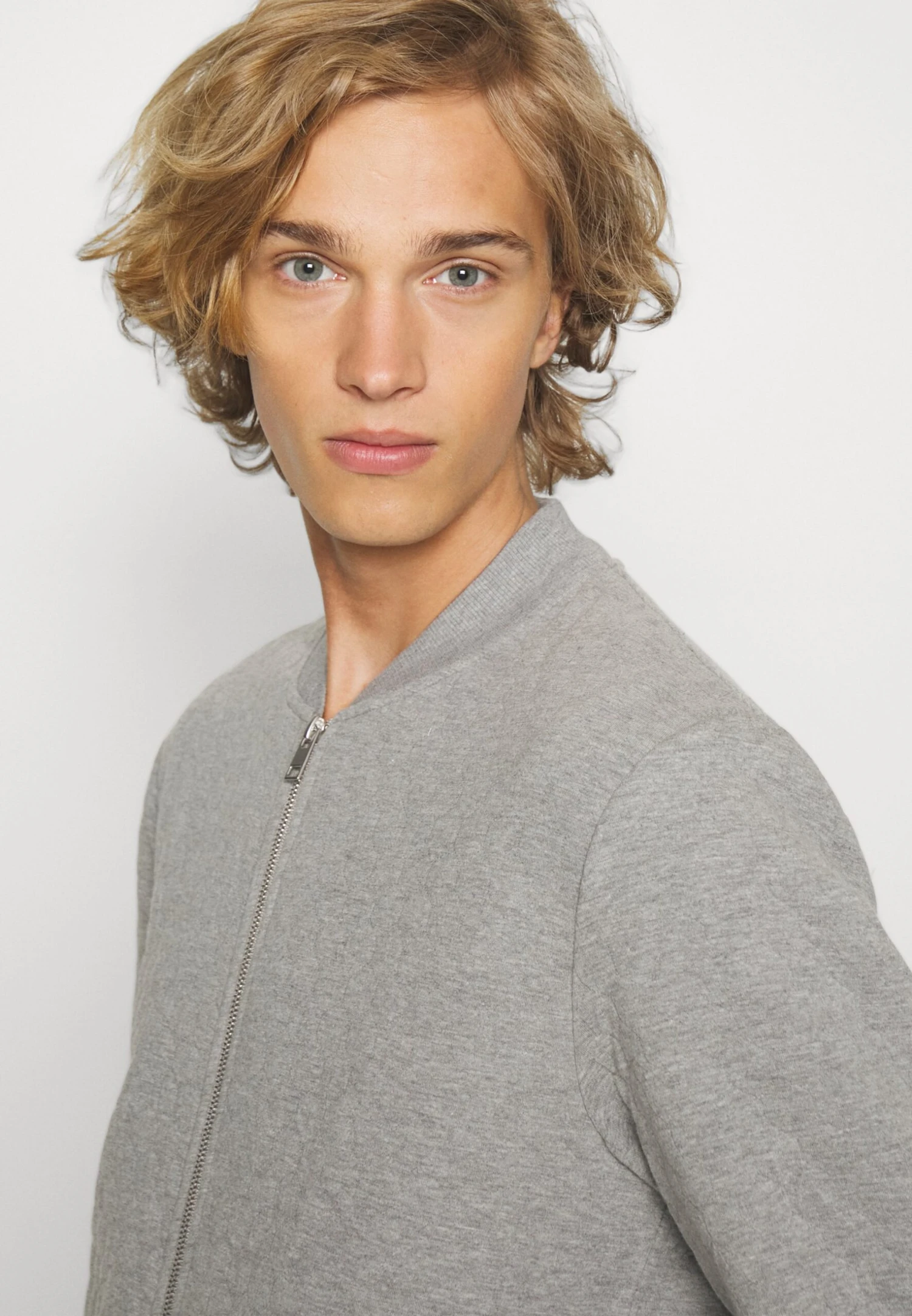 Pier One Sweater Met Rits - Mottled Grey 5 Pier One Sweater Met Rits - Mottled Grey - Afbeelding 4