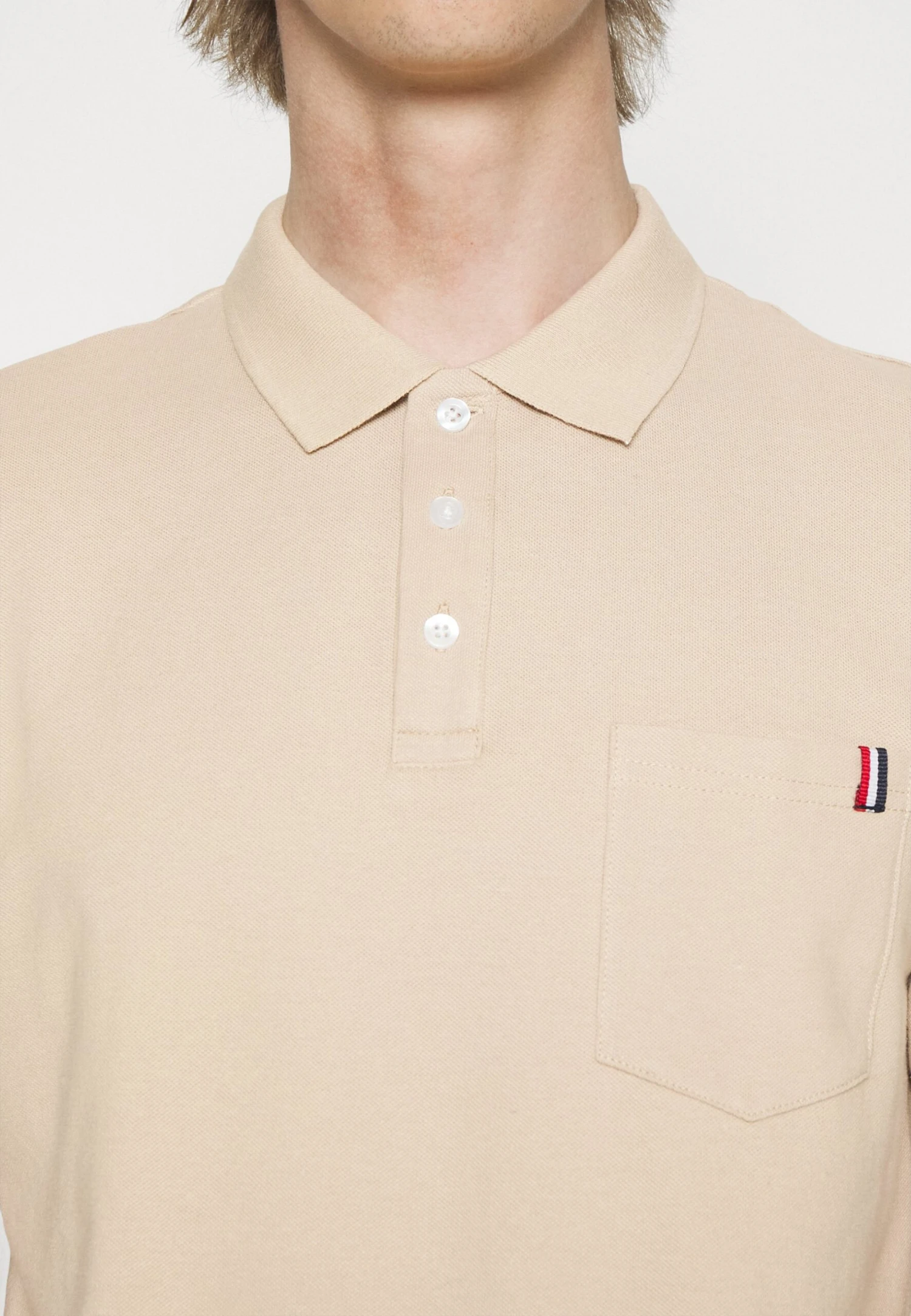 Pier One Tricolore Trim- Poloshirt - Beige 8 Pier One Tricolore Trim- Poloshirt - Beige - Afbeelding 6