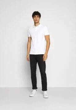 Pier One 2 Pack - Poloshirt - White/Black -Pier One db8bc8e0899143ad8c86acf5ae1a4693