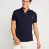 Pier One Tricolore Trim- Poloshirt - Dark Blue -Pier One e0261cec79ca4184a819b9e5f6994e66