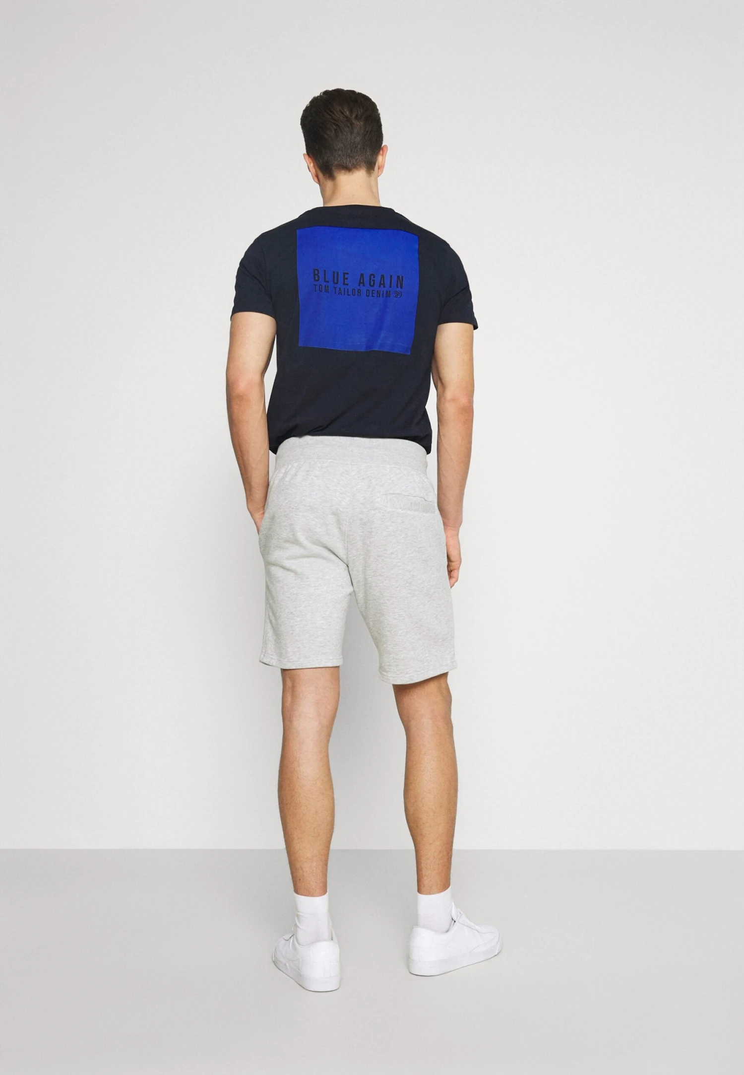 Pier One 2 Pack - Shorts - Mottled Light Grey/Dark Blue 5 Pier One 2 Pack - Shorts - Mottled Light Grey/Dark Blue - Afbeelding 3