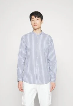 Pier One Muscle Fit Stand- Overhemd - Blue