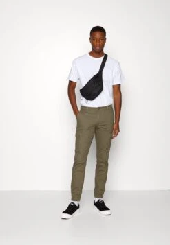 Pier One 25 Pier One 2 Pack - Cargobroek - Olive/Black