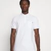 Pier One Tricolore Trim- Poloshirt - White