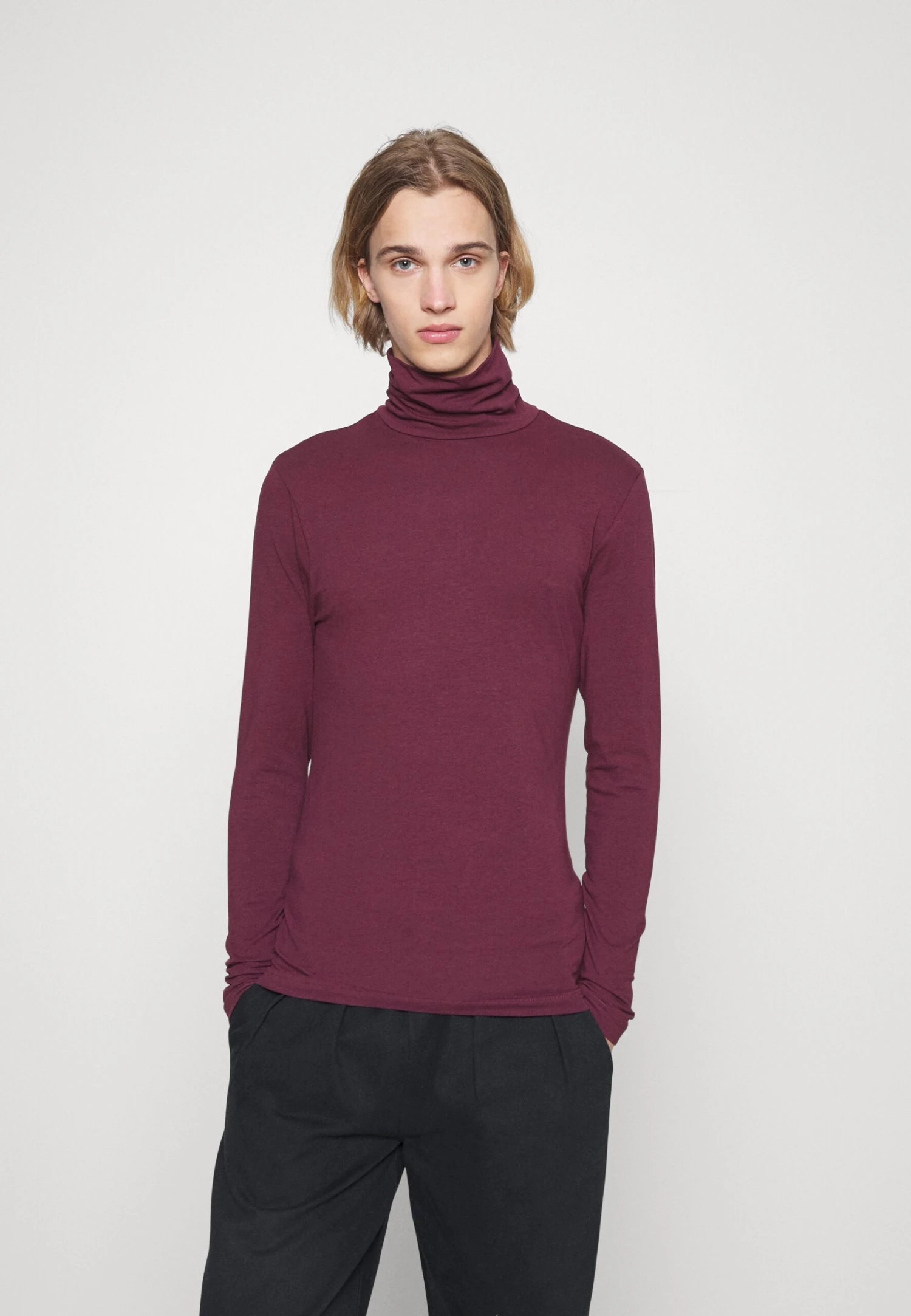 Pier One 2 Pack - Longsleeve - Bordeaux/Dark Blue 4 Pier One 2 Pack - Longsleeve - Bordeaux/Dark Blue - Afbeelding 2