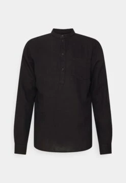 Pier One Linen Cotton Mix 2 Pack - Overhemd - White/Black -Pier One f5232f1e8c48481f89ee6709ae44e911